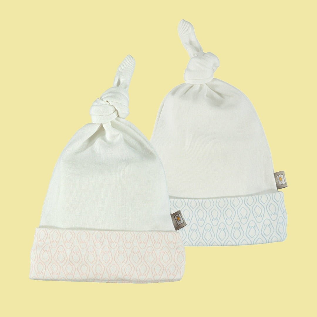 Cappellino nodino fantasia ochette