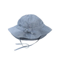 Cappellino in jeans con fiocco retro