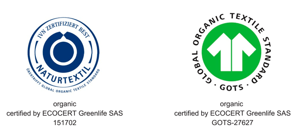 GOTS x IVN cert logo
